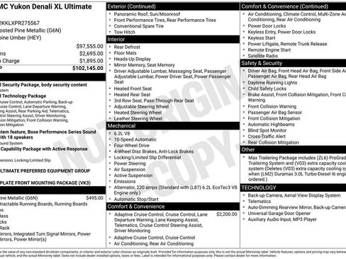 Used 2023 GMC Yukon XL Denali Ultimate AWD/4WD image 46