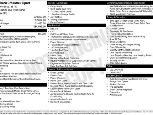 Certified 2025 Subaru Crosstrek 2.5i Sport image 11