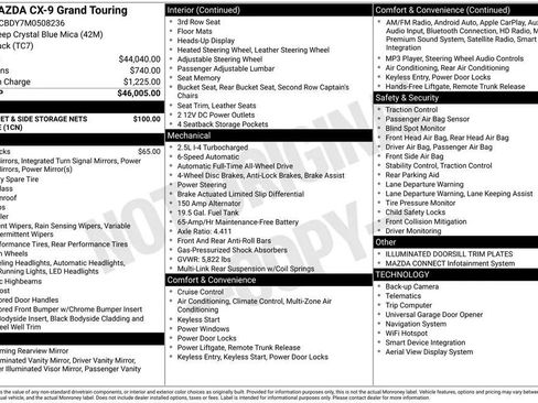 Used 2021 MAZDA CX-9 Grand Touring image 30