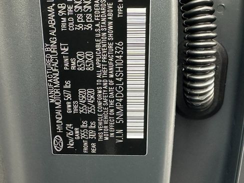 Certified 2025 Hyundai Santa Fe Limited AWD/4WD image 40