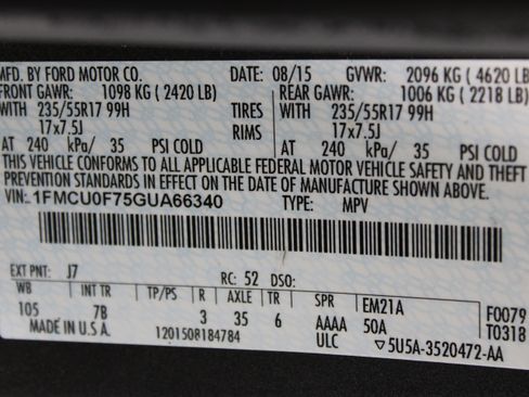 Used 2016 Ford Escape S FWD image 37