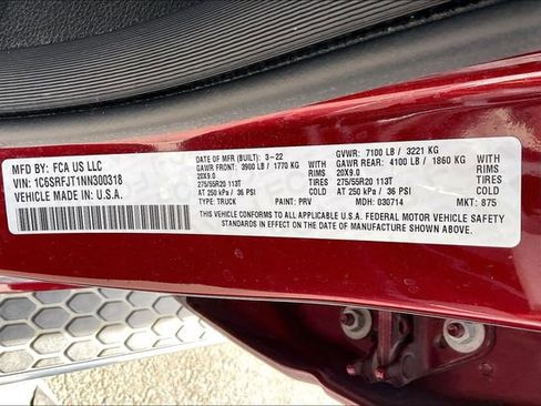 Certified 2022 RAM 1500 Laramie AWD/4WD image 36