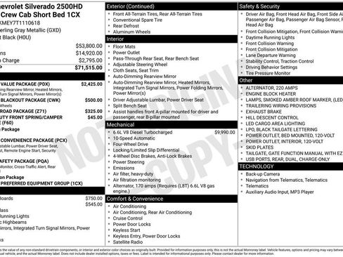 New 2026 Chevrolet Silverado 2500 Custom w/ Custom Value Package image 4