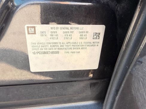 Used 2014 Chevrolet Cruze LT w/ All-Star Edition image 7