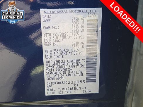 Used 2023 Nissan Pathfinder Platinum AWD/4WD image 30