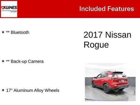 Used 2017 Nissan Rogue SV w/ Midnight Edition Package AWD/4WD image 2