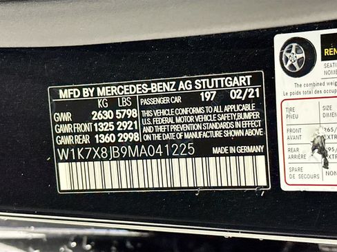 Certified 2021 Mercedes-Benz AMG GT 63 image 32