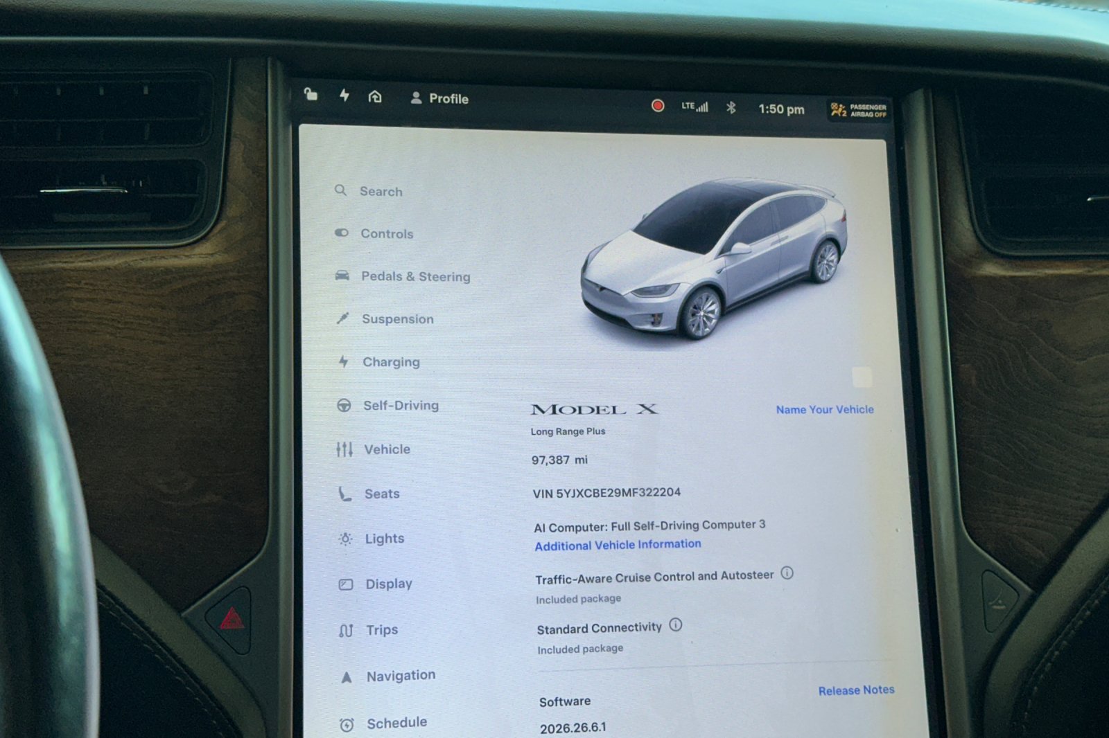Used 2021 Tesla Model X Long Range AWD/4WD image 29