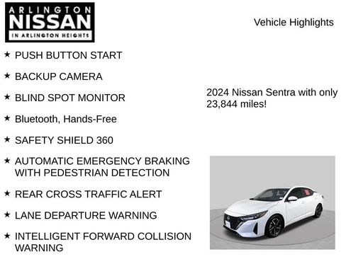 Used 2024 Nissan Sentra SV w/ All-Weather Package FWD image 8