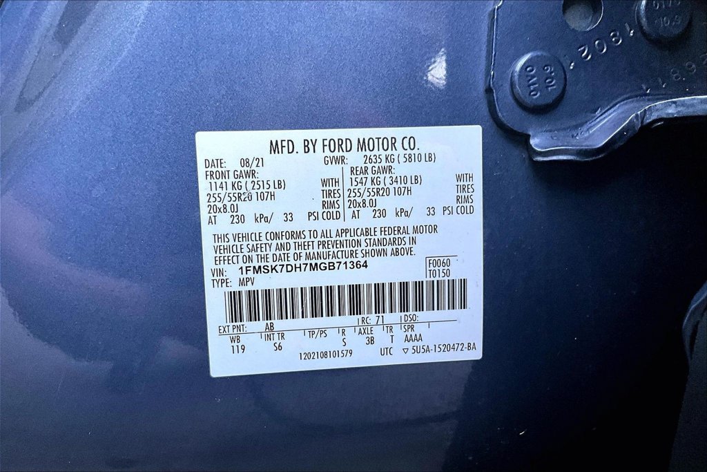 Used 2021 Ford Explorer XLT w/ Equipment Group 202A RWD image 19