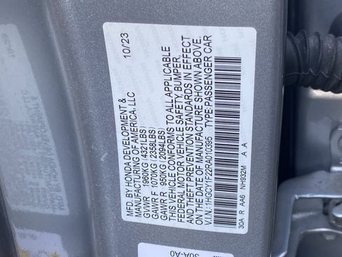 Certified 2024 Honda Accord LX image 5