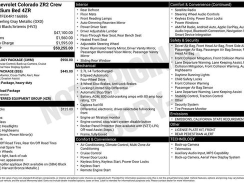 Used 2024 Chevrolet Colorado ZR2 w/ Technology Package image 3