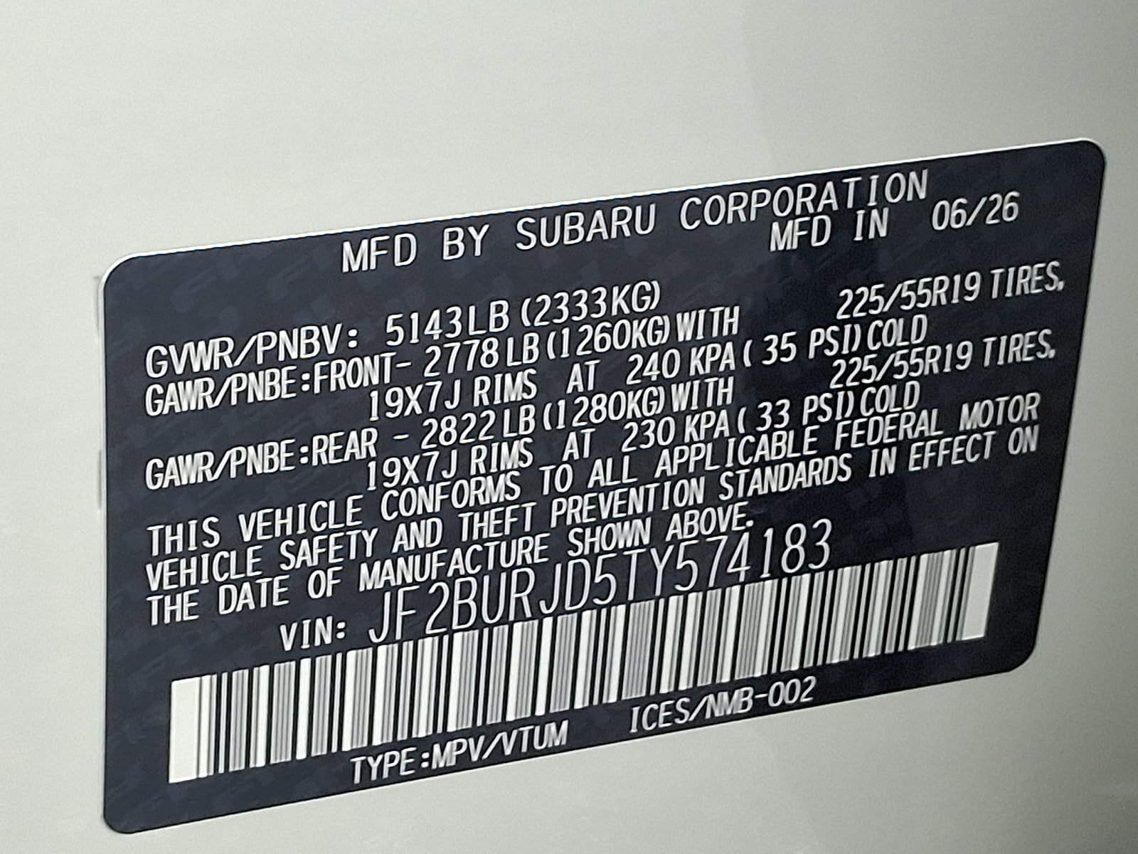 New 2026 Subaru Outback Touring XT AWD/4WD image 18