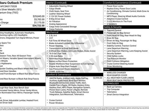 Used 2022 Subaru Outback Premium image 2