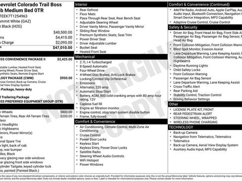 New 2026 Chevrolet Colorado Trail Boss AWD/4WD image 19