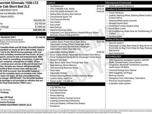 Used 2014 Chevrolet Silverado 1500 LTZ Z71 w/ LTZ Plus Package AWD/4WD image 39
