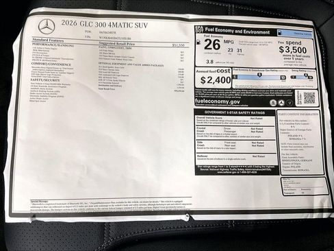 New 2026 Mercedes-Benz GLC 300 GLC 300 image 19