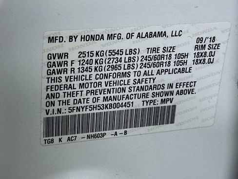 Used 2019 Honda Pilot EX-L image 39