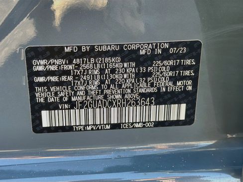 Certified 2024 Subaru Crosstrek 2.0i Premium AWD/4WD image 42