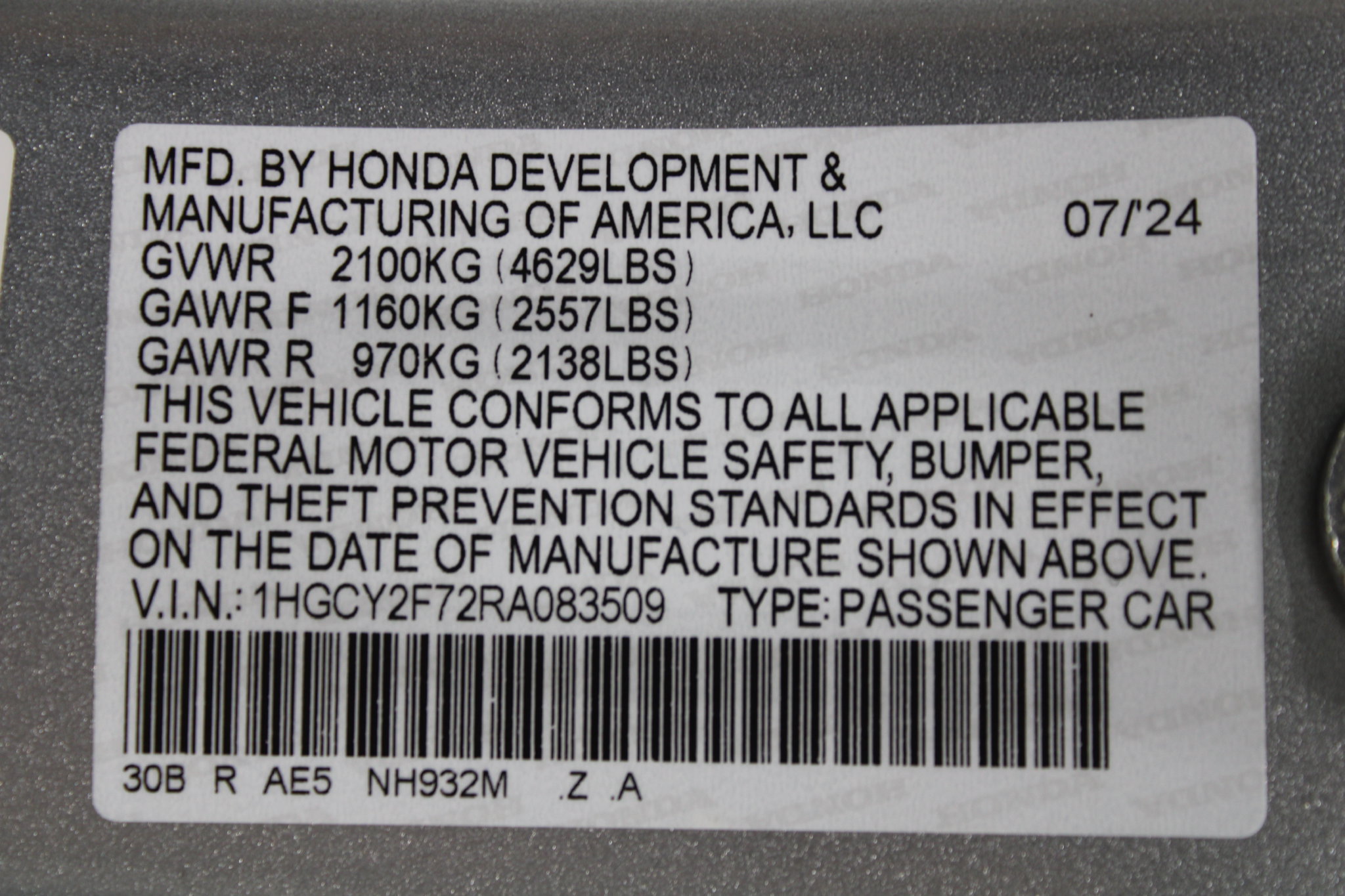 Used 2024 Honda Accord Sport image 43