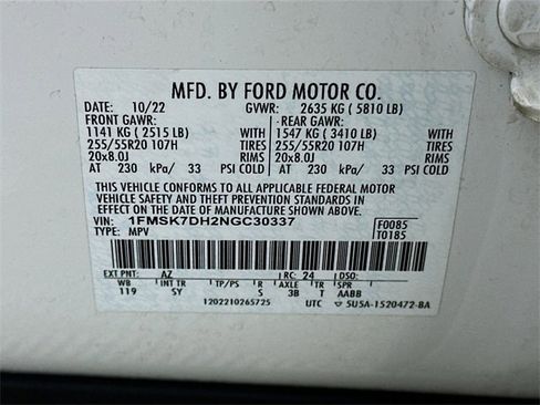 Used 2022 Ford Explorer XLT w/ Equipment Group 202A image 28