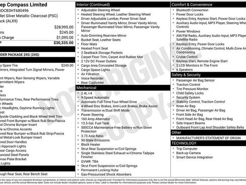 Used 2017 Jeep Compass Limited image 5