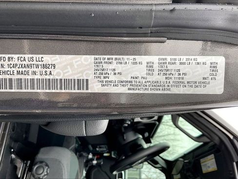 New 2026 Jeep Wrangler Sport image 13