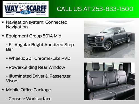 New 2025 Ford F150 Lariat w/ Equipment Group 501A Mid image 6