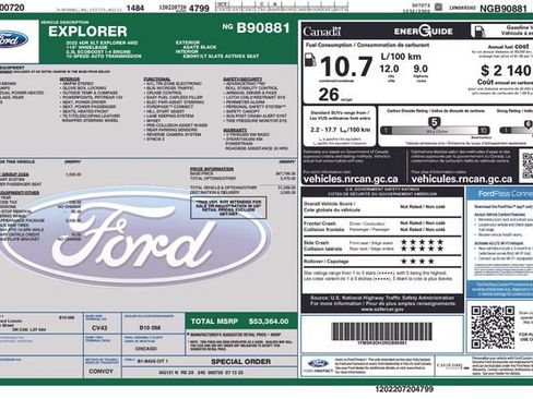 Used 2022 Ford Explorer XLT w/ XLT Sport Appearance Package AWD/4WD image 21