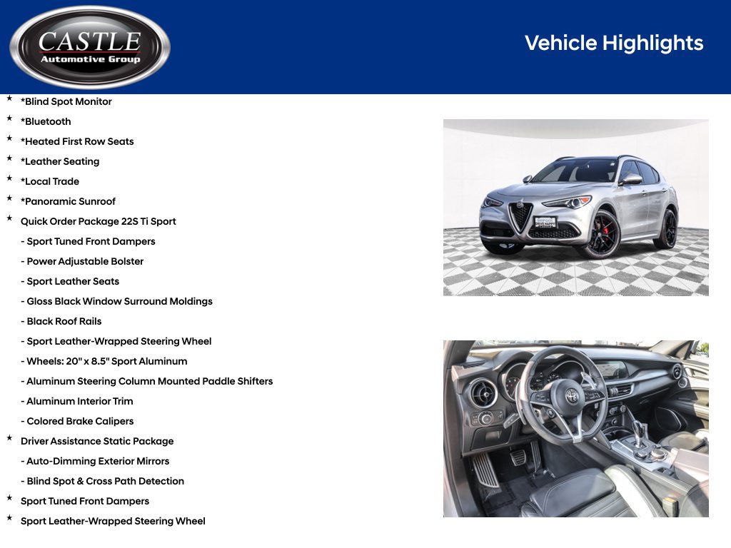Used 2018 Alfa Romeo Stelvio Ti Sport AWD/4WD image 4