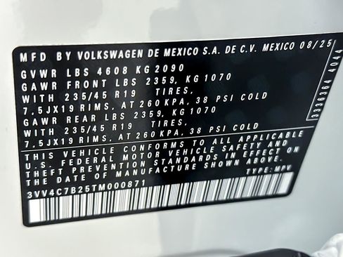 New 2026 Volkswagen Taos SEL image 27