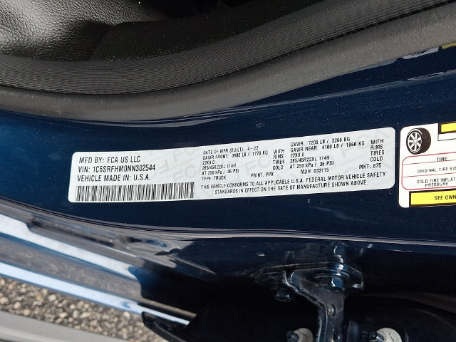 Used 2022 RAM 1500 Limited w/ Body Color Bumper Group AWD/4WD image 28