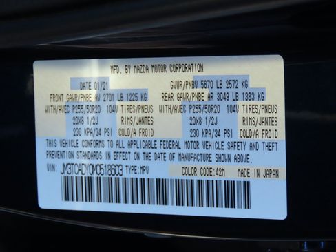 Used 2021 MAZDA CX-9 Grand Touring image 34