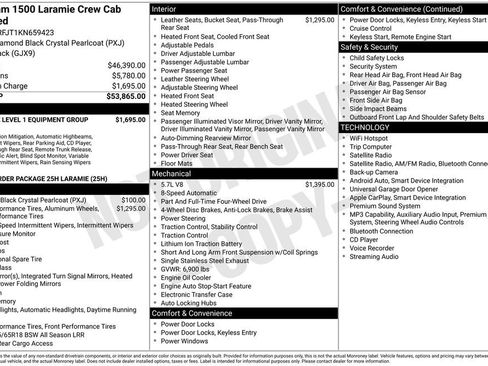 Certified 2019 RAM 1500 Laramie AWD/4WD image 37