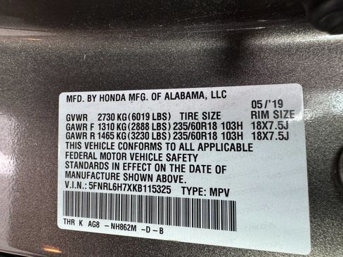 Used 2019 Honda Odyssey EX-L image 34