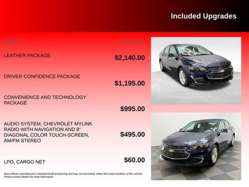 Used 2017 Chevrolet Malibu LT w/ Leather Package FWD image 6