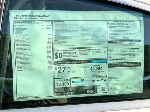 New 2024 BMW 228i xDrive Gran Coupe w/ Convenience Package image 22