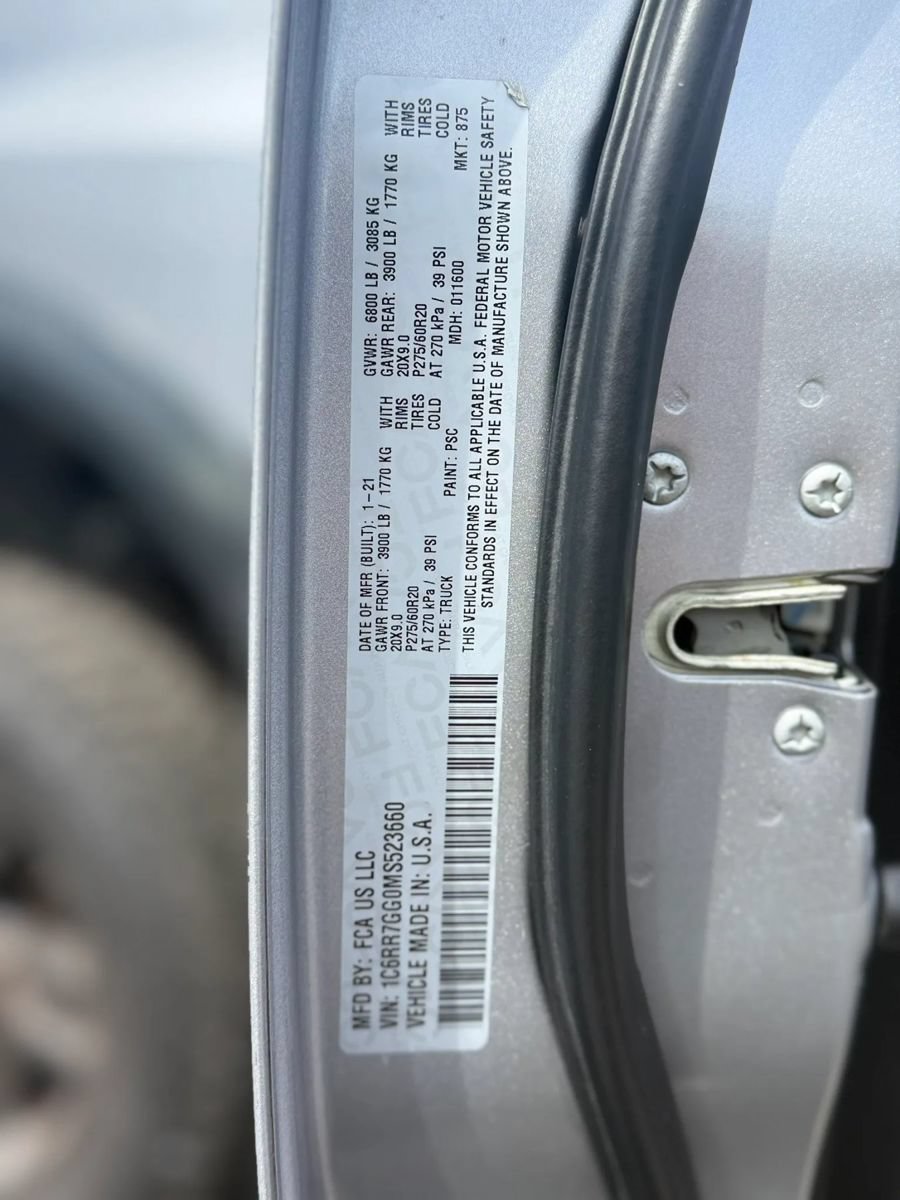Used 2021 RAM 1500 Warlock w/ Electronics Group AWD/4WD image 24