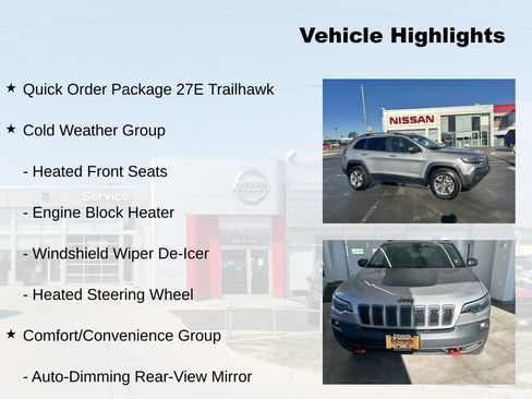 Used 2019 Jeep Cherokee Trailhawk w/ Comfort/Convenience Group AWD/4WD image 7
