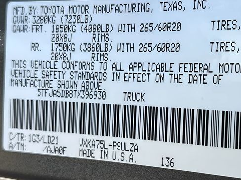 New 2026 Toyota Tundra Limited AWD/4WD image 26