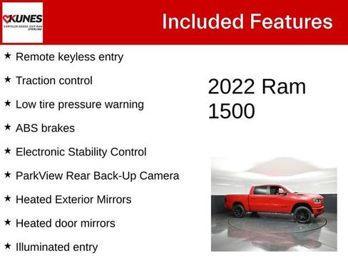 Used 2022 RAM 1500 Sport w/ Rebel Level 2 Equipment Group AWD/4WD image 4