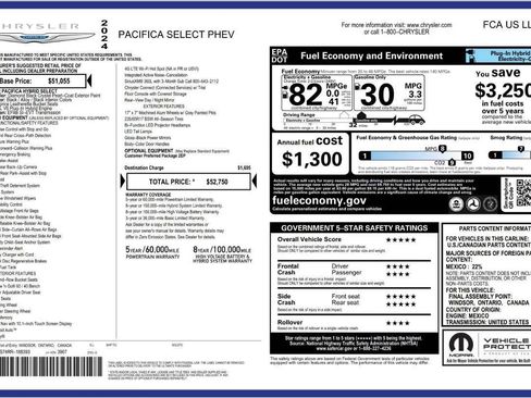 Used 2024 Chrysler Pacifica Limited FWD image 7