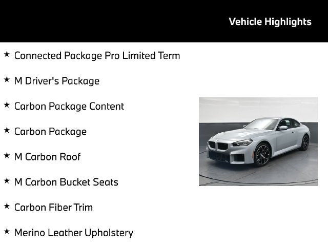 Used 2026 BMW M2 w/ Carbon Package RWD image 5