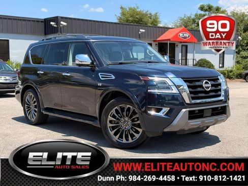 Used 2022 Nissan Armada Platinum w/ Captain's Chairs Package RWD image 1