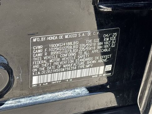 Certified 2025 Honda HR-V Sport image 31