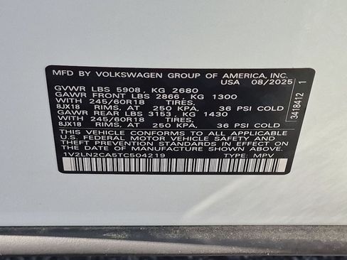 Used 2026 Volkswagen Atlas SE AWD/4WD image 40