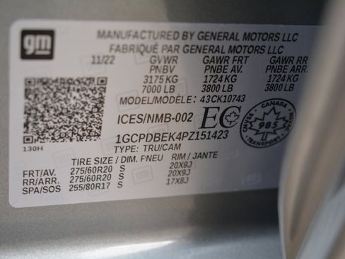 Used 2023 Chevrolet Silverado 1500 Custom image 25