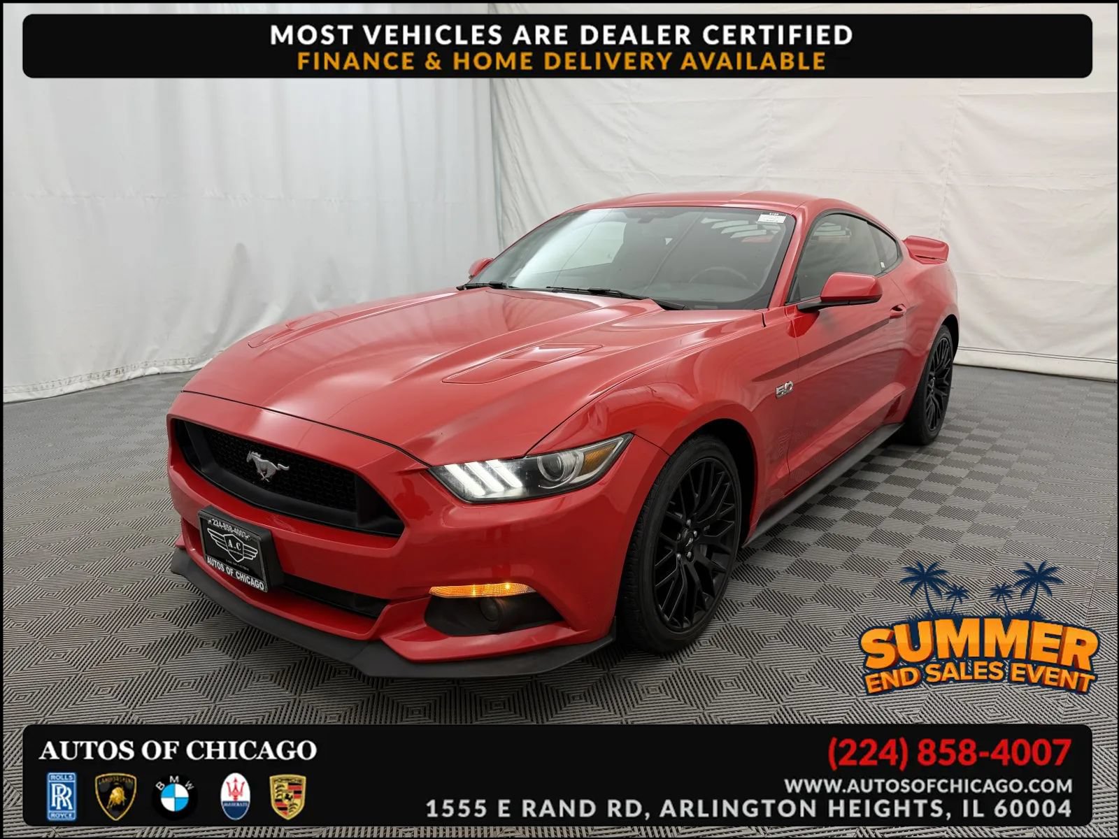 Used 2015 Ford Mustang GT w/ GT Performance Package RWD image 1
