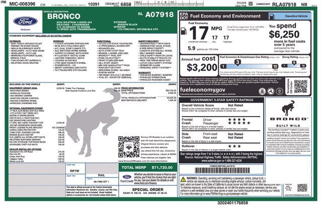 Used 2024 Ford Bronco Wildtrak AWD/4WD image 16