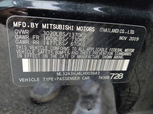 Used 2020 Mitsubishi Mirage SE image 33